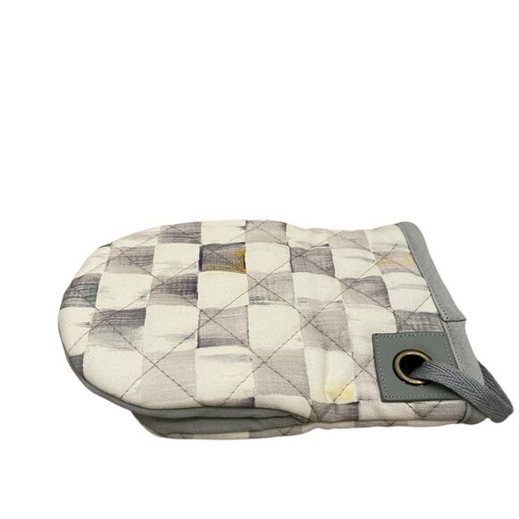 Brand New Mackenzie-Childs Sterling Check Mini Oven Mitt - Picture 6 of 10